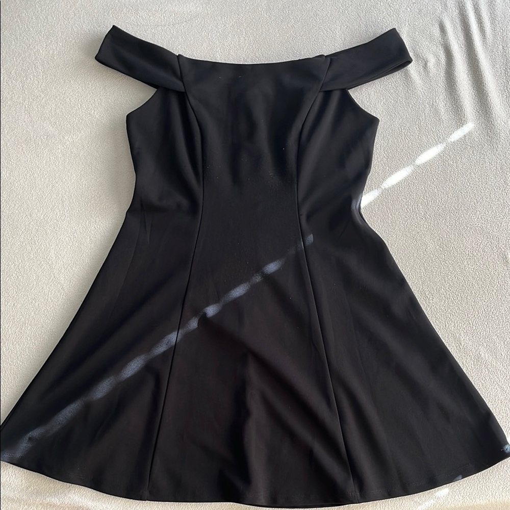 Elegant Black Off-Shoulder Dress